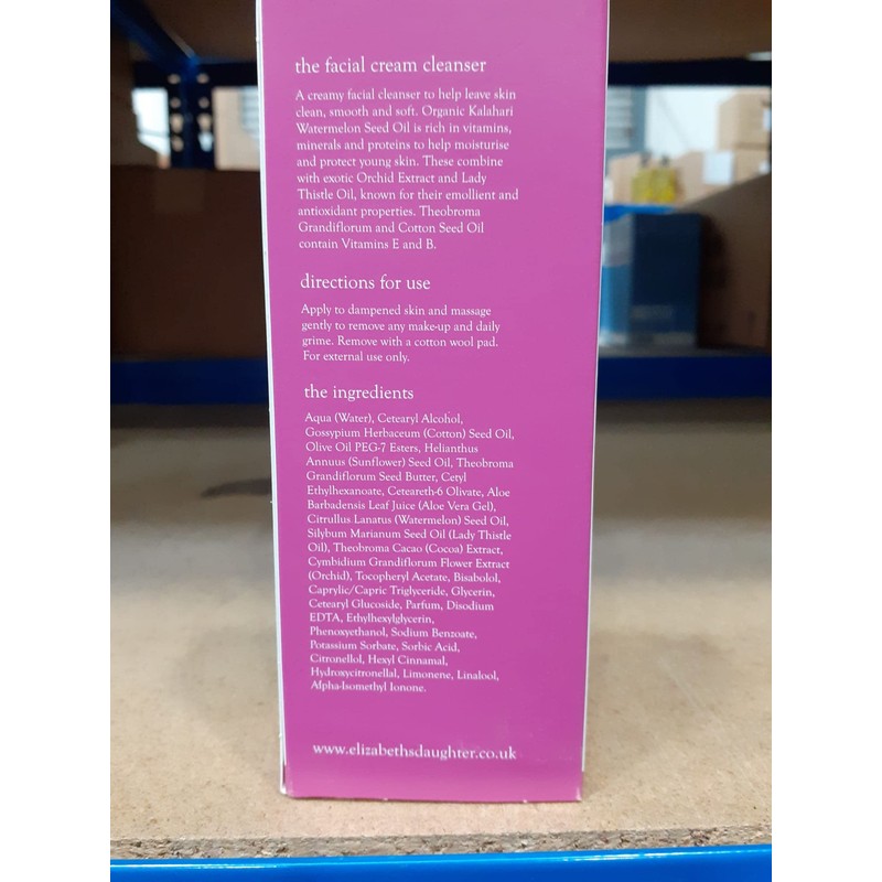 Elizabeth's Daughter Facial Cream Cleanser 75 ml
