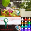 BIGMONAT Cordless Landscape Light Rechargeable, Color Changing Planter Spotlight Indoor