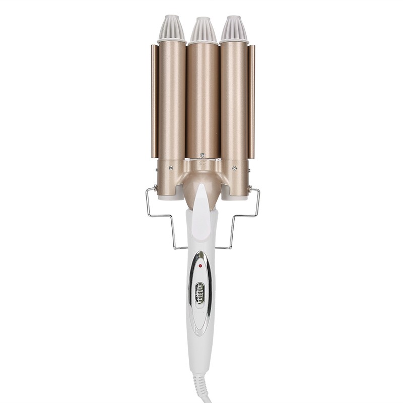 Three Barrel Curling Iron Salon Hairstyling Waver Hair Crimper Hairdressing