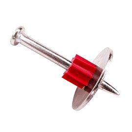 DECK DECO 1-1/2" Powder Actuated Fasteners with 1" Washer .300 Head .145" Shank for Powder Fastening & Power Framing systems, 100 Pack