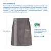 Schiesser Rome Sauna Kilt for Men Made of Absorbent Terry