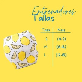 5 Pañales Entrenadores Ecológico Reutilizables Niños Calzon