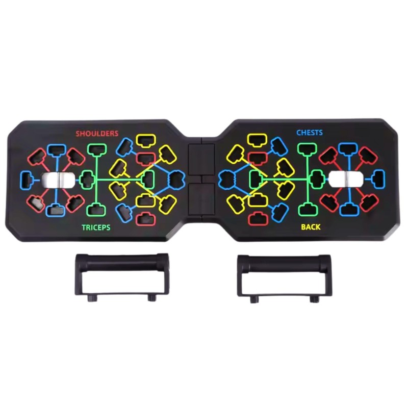 Push Up Board, Foldable Push Up Board System, 14-in-1 Portable