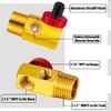 Daiilg 1 Set Air Tank Repair Kit Valve Pressure Gauge