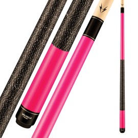 Viking Valhalla 100 Series with Irish Linen Wrap 2 Piece 58” Pool Cue Stick VA116 (20oz, Pink)