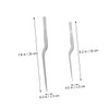 BIUDECO 2pcs Cooking Tweezers Stainless Steel Fish Bone Removal Tools