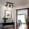 SEEBLEN 3-Light Kitchen Light Fixtures, Adjustable Ceiling/Wall Mount Spotlight, Industrial