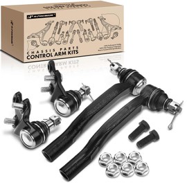 A-Premium Set of 4, Front Outer Tie Rod End, Lower Ball Joint, Compatible with Toyota Sienna 2004 2005 2006 2007 2008 2009 2010