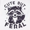 MODNTOGA Infant Girl Boy Bodysuit Cute But Feral Raccoon Graphic