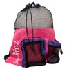 Swimz Elite Club Mesh Backpack - Pink/White/Purple, Large Swimming mesh