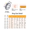 Spinner Fidget Rings For Anxiety Stainless Steel Hippie Band Ring