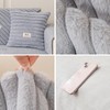 tianxinbaobei Faux Fur Couch Cover,Non-Slip Striped Plush Sofa Cover,Rabbit Plush