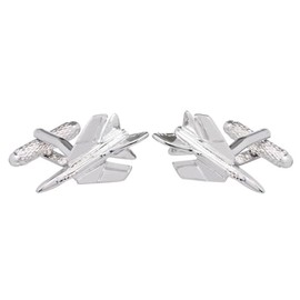 Tornado Fighter Jet Plane Cufflinks - Supplied in Onyx Art Box