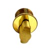 GMS M100T-3 Thumb-Turn (T-Turn) Mortise Cylinder- 1″, Polished Brass Finish