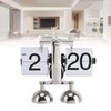 Retro Digital Flip Down Clock Flip Desk Clock Mechanical Battery