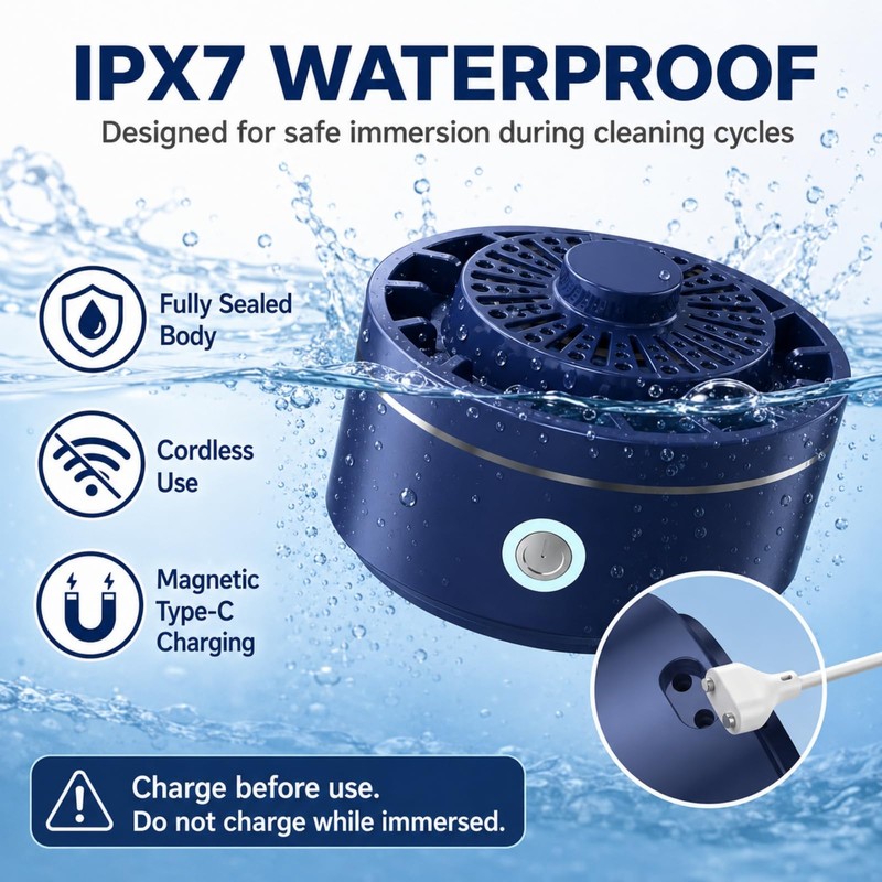 Fruit and Vegetable Washing Machine, Portable Produce Purifier with Hydroxyl