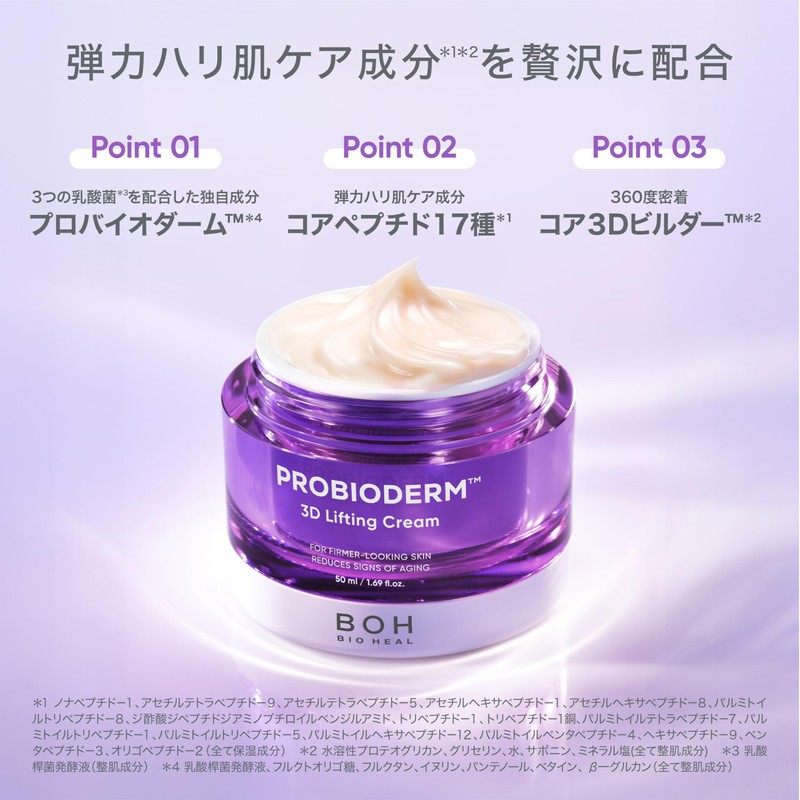 BIOHEAL BOH Set 50mL×2 Pro-Bioderm™ 3D Lifting Cream & Collagen