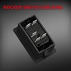 Greluma Pack of 2 1-Slot Rocker Switch Panel Housing Holder,