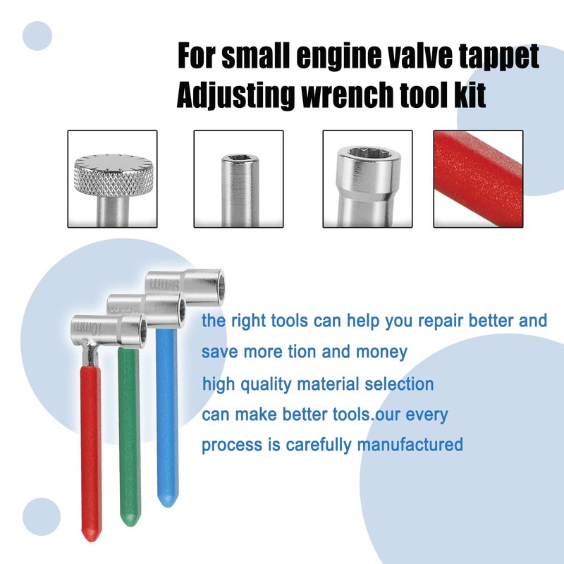 YMT 2218 Small Engine Valve Tappet Adjusting Tool 6 Piece