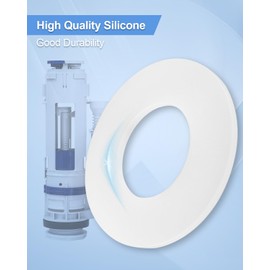 AUGREX 2Pcs Toilet Silicone Gasket Flush Valve Seal Compatible with Caroma Geberit M5