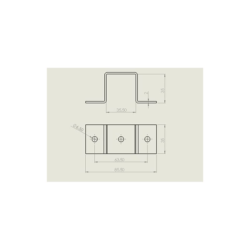Square Pipe Clamp Square Pipe Bracket Bar Clamp Square Bar
