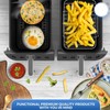 Double Layer Baking Grill Stainless Steel Dishwasher Safe Heat Evenly
