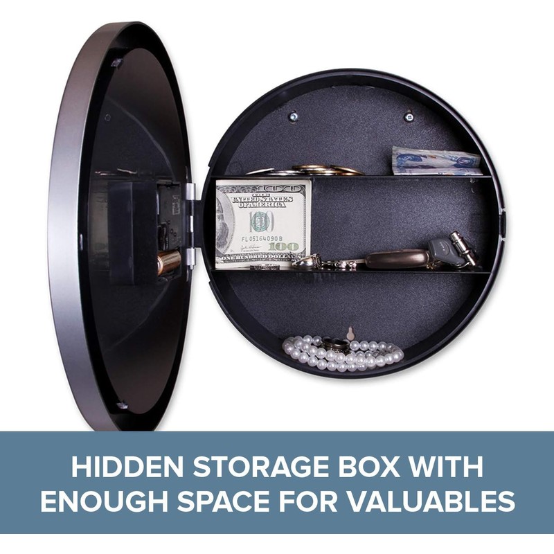 Wall Clock Hidden Safe Secret Safes Container Box for Money