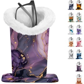 Eyeglasses Holder with Soft Furry Lining and Magnetic Base, Anti-scratch Plush Lined Protect Glasses Holders Case for Desk