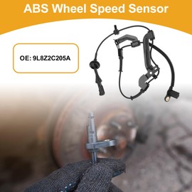 X AUTOHAUX ABS Wheel Speed Sensor No.9L8Z2C205A Front Left ABS Sensor Anti-lock Braking System Sensor for Ford Escape 2009-2012