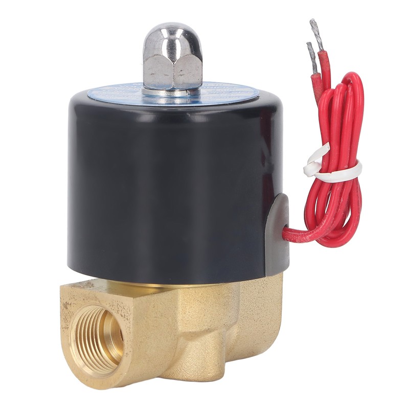 Brass Electric Solenoid Valve Female Thread 1 Way Flowing Normally