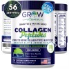 Zen Principle Grow Vitamin Collagen Peptides Powder - Pasture Raised,