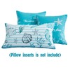 HZ & HY Coastal Oversized King Bedspread 128x120 Extra Wide,