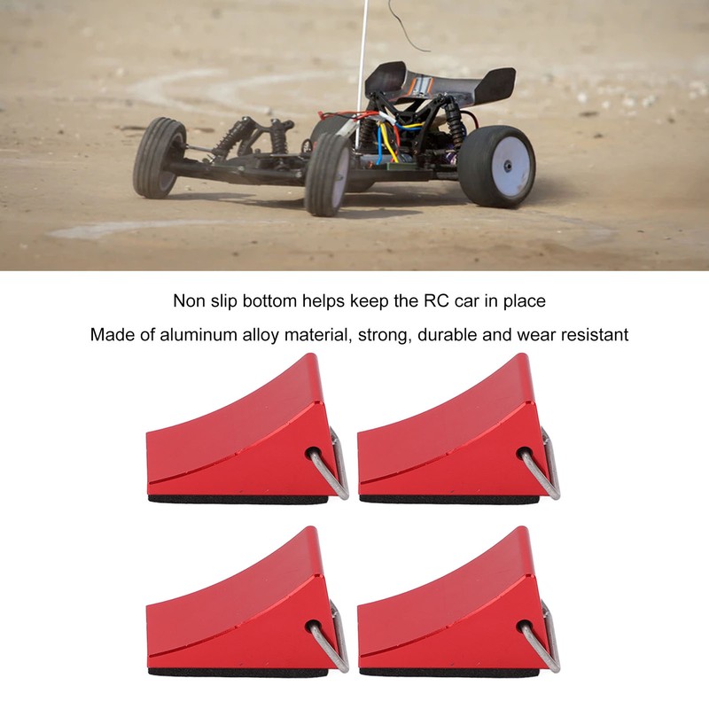 4PCS RC Model Car Wheel Chock Good Fixation Anti Slip