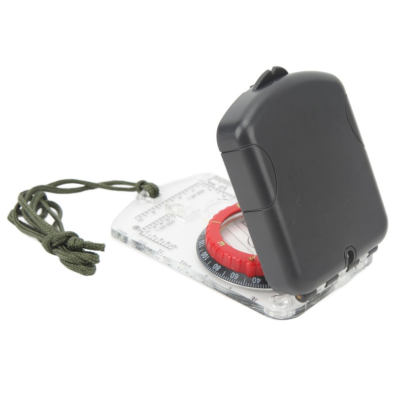 Multifunctional Card Compass Portable Map Directional Compass Outdoor Adventure Equipment