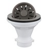 Karran QBSCN 3-1/2 in. Kitchen Sink Basket Strainer in Concrete
