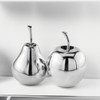 Modern Day Accents Peral Polished Pear, Silver, Fruit, Tabletop, Transitional,