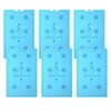 6 Ice Packs for Cool Bag, Reusable Cooling Elements, 200