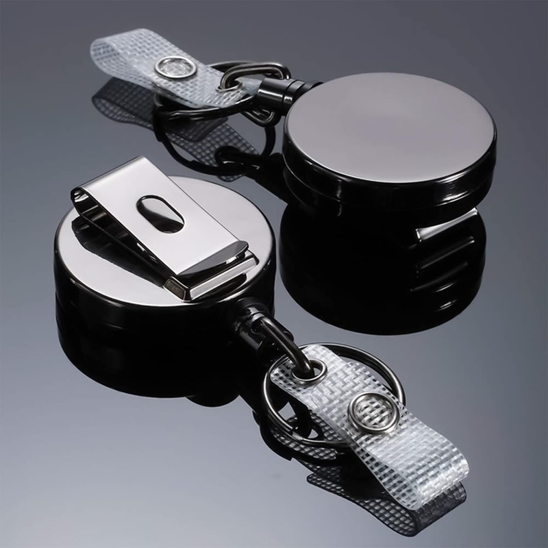 1 x Extendable Key Fob, 60-70 cm, Retractable Key Fob