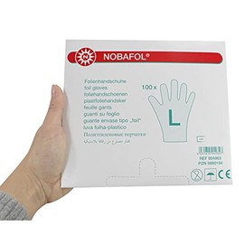 Nobafol Nobamed Foil Gloves Large Pack of 100