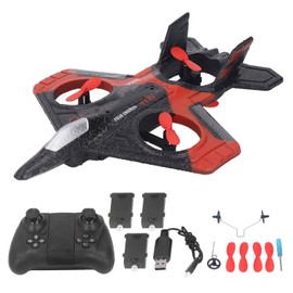 V25 Stunt Aerial Photography UAV Remote Control Airplane Toy Aircraft Suitable For Children Over 14 Years Old Red 3 Battery