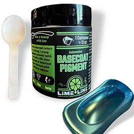 LiME LiME Base coat Maker Chameleon Pearl, 25 Grams Color Changing Pigment Powder, Gold, Orange, Green Color Shift 10-50 pm