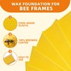 Beehive Wax Coated Foundation Sheet,8-1/2-Inch Deep Beeswax Foundation Sheets,10 Pcs