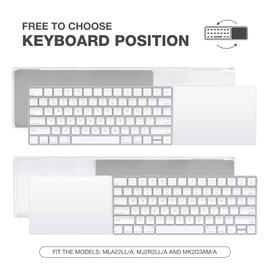 Bestand Stand Compatible with Apple Magic Wireless Keyboard and Apple Magic Trackpad (Apple Keyboard & Trackpad are not Included)