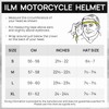 ILM Motorcycle Dual Visor Flip up Modular Full Face Helmet