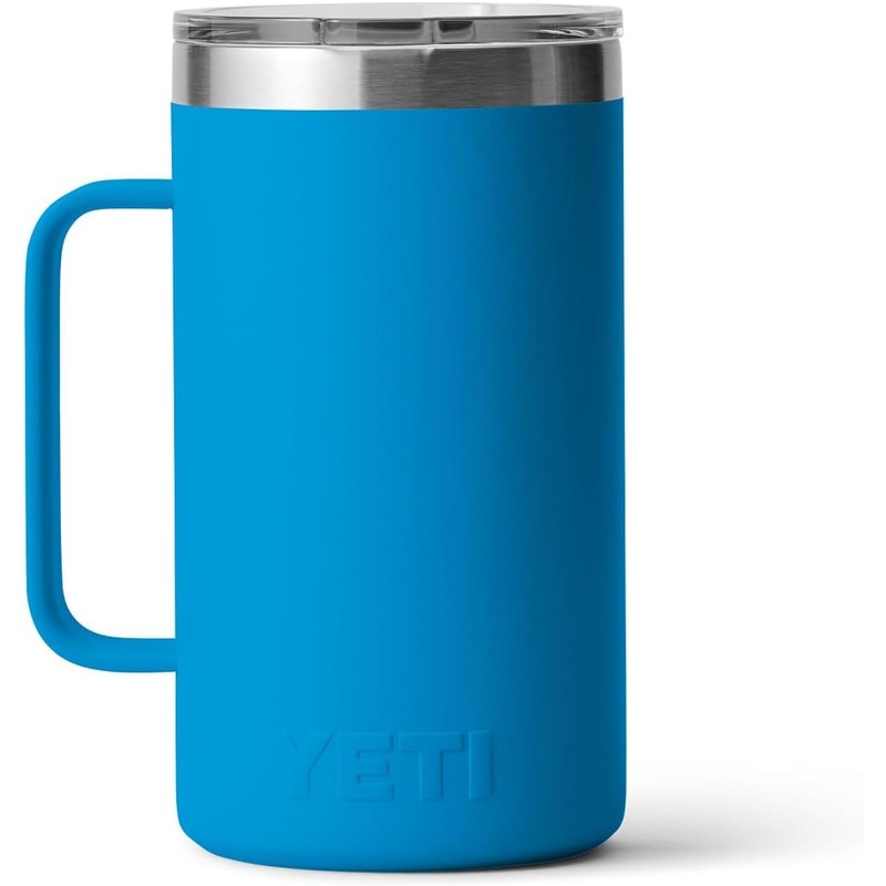 YETI Rambler Jug, Stainless Steel, Big Wave Blue, 24 oz