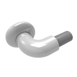 ADA Hand Rail 90° Post Return with Cover