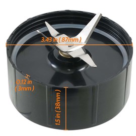 Rhinenet 2PCS Cross Blades Replacement Parts Compatible with Magic Bullet Stirring Blade Juicer 250W Cross Blade, Ice Shaver Spare Blade Replacement Part for Magic Blender Juicer Accessories MB1001