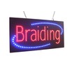 Braiding Sign, TOPKING Signage, LED Neon Open, Store, Window, Shop,
