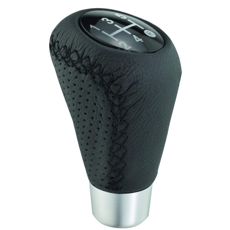 Abfer Shifter Knob 5 Speed Leather Car Gear Stick Shifting