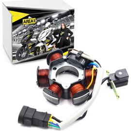 Area1 Replacement Alternator Stator for 50 cc from Year of Manufacture 99 - For NRG TPH Zip Liberty Free, Runner, ET2 LX LXV S Primavera, SR 50R Scarabeo Sportcity Motard GP1